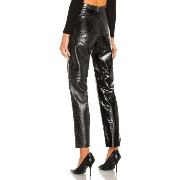 Tach Clothing Ava Pants Black Leather - Picture 2 of 6